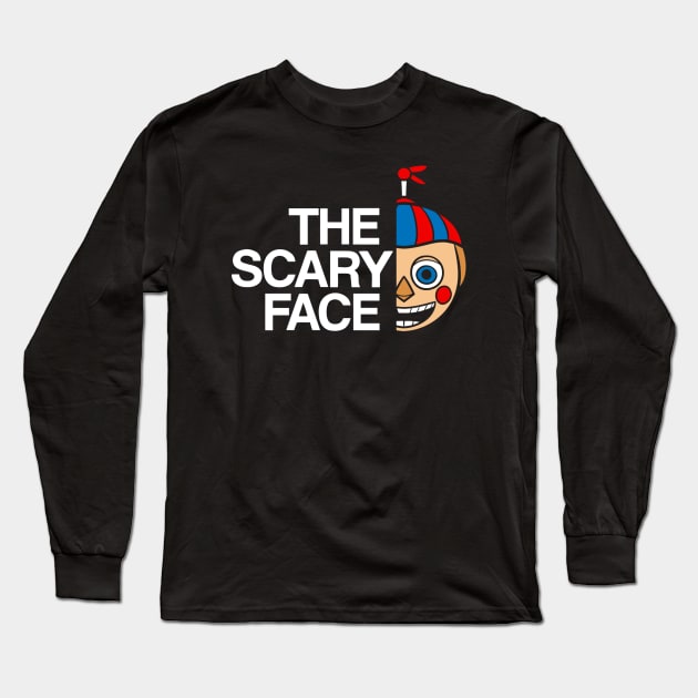 The Scary Face - B Boy Long Sleeve T-Shirt by buby87